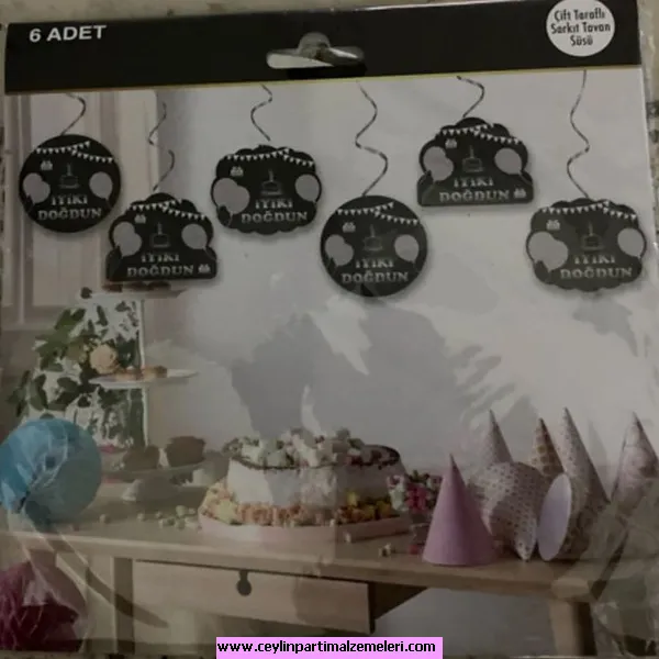 İyi Ki Doğdun Temalı Tavan Sarkıt